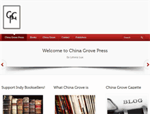 Tablet Screenshot of chinagrovepress.com
